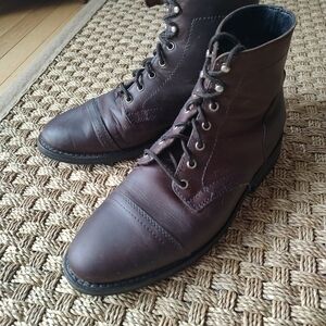 Thursday Boot Company Dark Brown Leather Boots